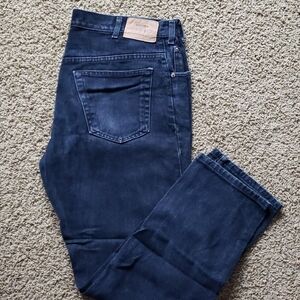 Men's 36x32 Straight Dark Blue Jeans